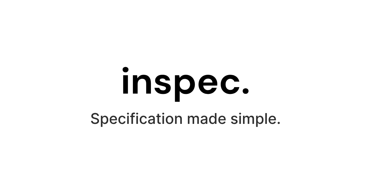 Show HN: Inspec – Specification scheduling software for interior designers